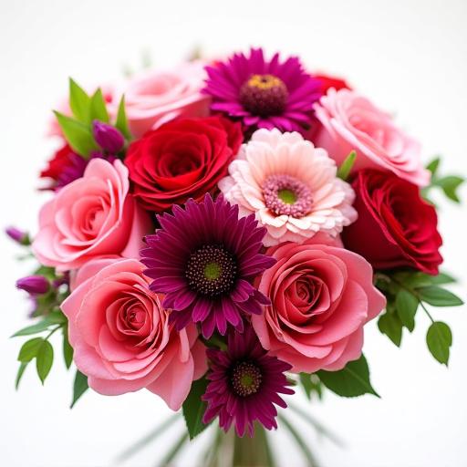 Bouquet da sposa vivace e colorato.